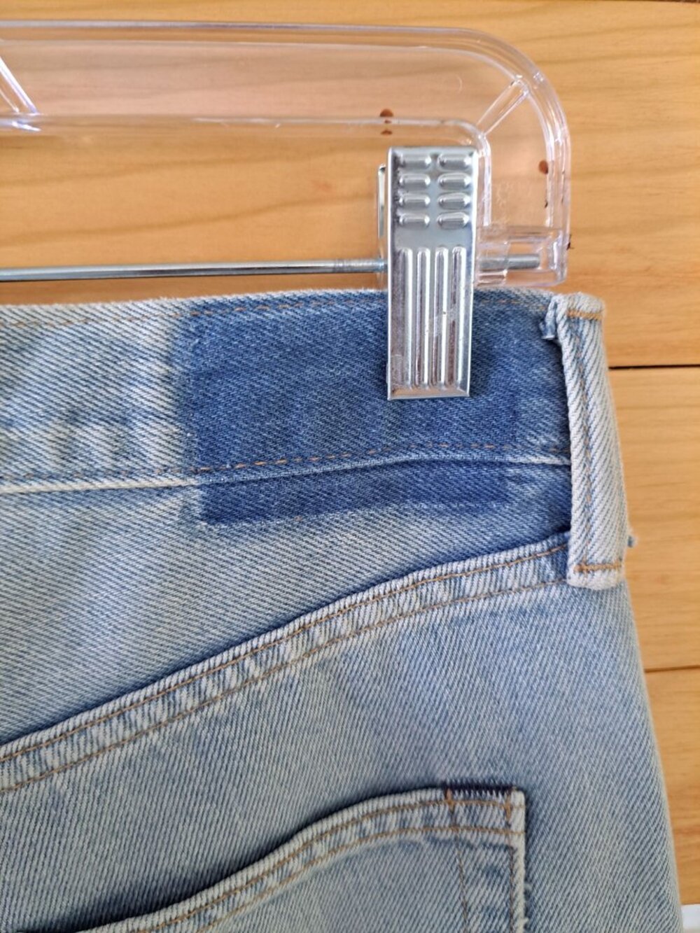 Polo Ralph Lauren Phinley Denim Pencil Jean Skirt Size 25 Retro Festival Boho - Picture 6 of 13